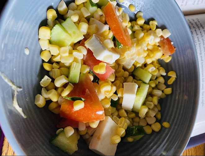 The BEST Tomato, Cucumber Salad Recipe w/ Corn